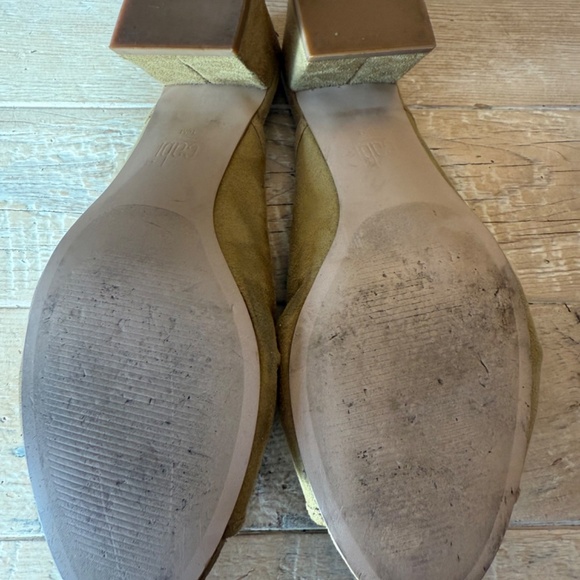 Cabi yellow heeled mules size 10 - Picture 8 of 8